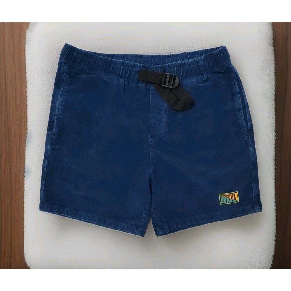 Gotcha Corduroy Surf Shorts Belted Marietta Size Large NOWT